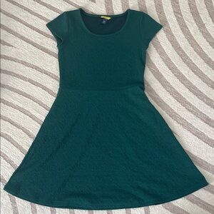 Elegant Emerald Green Junior’s Dress